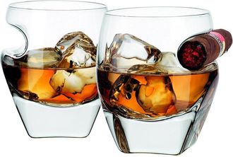 Godinger Godinger Arturo Cigar Whiskey Tumble Set Of 2