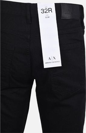 A|X Armani Exchange Mens Armani Exchange Slim Fit Jeans Black - Size: 32/32
