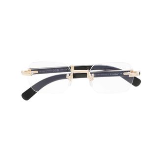Cartier Glasses, male, Yellow, Size: 53 MM Optical Frame