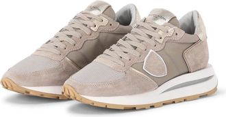 Philippe Model Hoge Lage Sneaker Stijl - Dames - Sneakers - Beige - 41 EU - Schoenen
