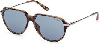 Guess Authentieke stijlvolle brillen met eersteklas service - Heren - Zonnebrillen - Bruin - 56 MM - Accessoires