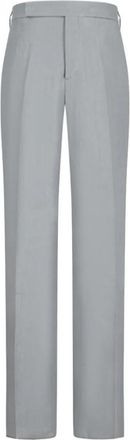 Lardini Attitude Drop Reg - Heren - Nette broeken - Grijs - XL - Leer - Broeken