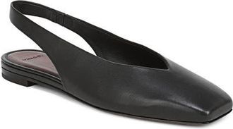 Vince Darlina Slingback Flat in Black at Nordstrom, Size 9.5