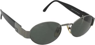 Fendi Pre-owned Vintage Zonnebrillen - Dames - Vintage Accessoires - Zwart - ONE Size - Vintage