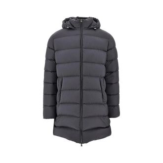 Herno Nylon Microfiber Donsjack Parka - Heren - Mantels - Grijs - Maat: XL Nylon