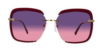 Web Eyewear Web WE0284 81Z Womens Sunglasses Purple Size 54