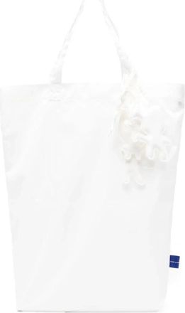 Comme Des Gar&ccedil;ons Tassen, Heren, Wit, ONE Size, Shirt Appliqu&eacute; Tote Bag