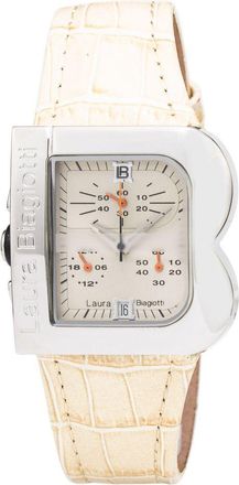 Laura Biagiotti Leather Dress Womens Watch