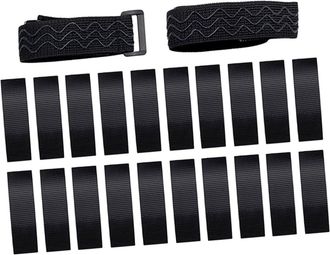 UPKOCH Adjustable Over-knee Boots Fix Strap Non-slip Elastic Bands and Self-adhesive Anti-drop Tape for Womens Knee High Boots Outdoor Use (2 Straps 40 Adhes