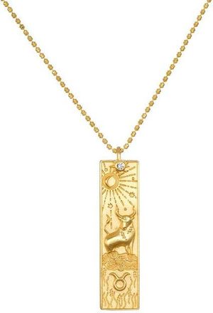 Satya Jewelry Story of Zodiac Necklace in Taurus at Nordstrom