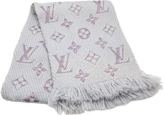 Louis Vuitton Pre-owned Scarves, female, Purple, Size: ONE SIZE Pre-owned Silk Scarf