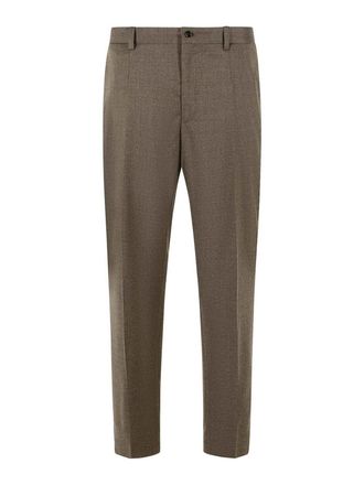 Dolce & Gabbana Brown Virgin Wool Trousers