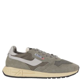 Autry Front Lacing Sneakers With Contrast Padded Heel Tab