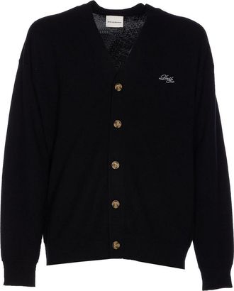 Drôle de Monsieur Black Cardigan With Buttons Closure