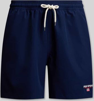 Polo Ralph Lauren Badeshorts mit Label Stitching in Marine, Gr&ouml;&szlig;e XXL