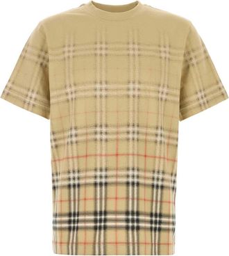 Burberry Beige Cotton T Shirt