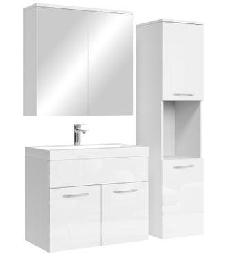 Badplaats Conjunto De Muebles De Ba&ntilde;o Montreal 60 Cm - Blanco Alto Brillo