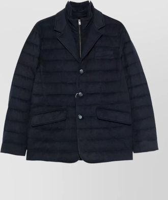 Herno padded single-breasted coat