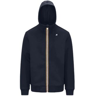 K-Way Zip-throughs - Heren - Vesten met rits - Blauw - L - Hoodies & sweatvesten