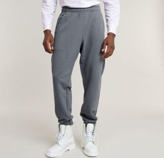 G-Star Mens G-Star RAW Essential Loose Tapered Sweat Pants - Grey Cotton - Size 2XL