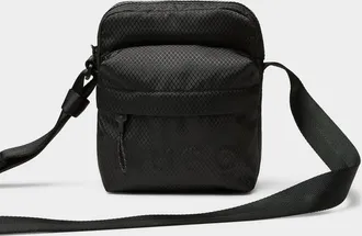 HUGO BOSS Mens Check fabric shoulder bag