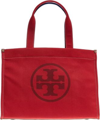 Tory Burch Tote Tessuto - Dames - Shoppers - Rood - ONE Size - Tassen