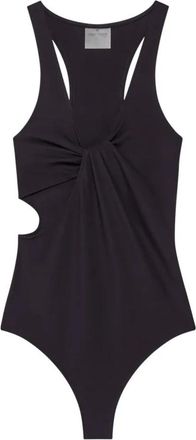 Courr&egrave;ges One-piece - Dames - Badpakken - Zwart - S - Badmode