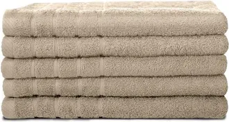 OEM 5 Draps De Douche 100% Coton - 70x140 Cm