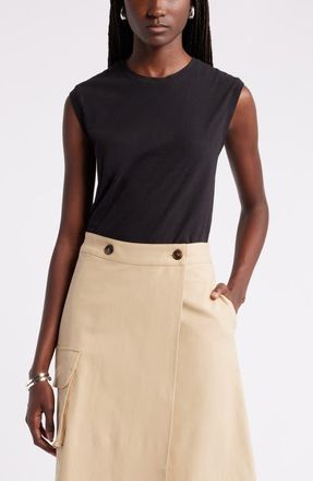 Nordstrom Everyday Muscle Tee in Black at Nordstrom, Size Xx-Small