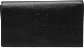 Saint Laurent Pre-owned Saint Laurent Large Calfskin Monogram Belle De Jour Clutch Ladies WGNYUVB930C82RAD