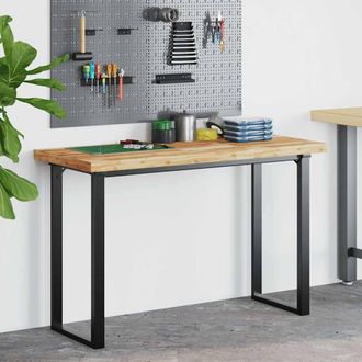 Berkfield Home Versatile Desk Top Oil Finished 160x50x4 cm Solid Wood Acacia in Brown | Size: 160 x 50 x 4 cm
