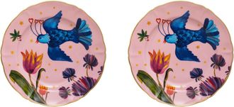 BITOSSI HOME Set of 2 Fruit Plates Cm.20.5 Perfume