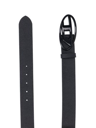 Diesel Mens Belts Black Leather