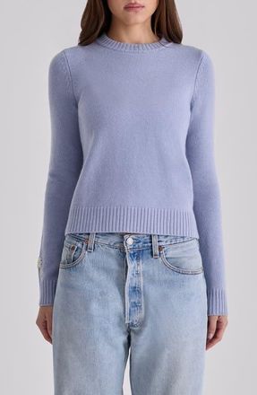 House of CB Abbie Bluebell Merino Wool & Cashmere Blend Sweater at Nordstrom, Size X-Small