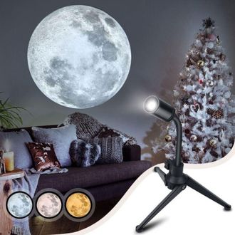OEM L&aacute;mpara De Noche Para Beb&eacute;, Proyector De Luna, L&aacute;mpara De Proyecci&oacute;n Led Port&aacute;til Con Soporte Giratorio De 360&deg;, Luz Nocturna Usb Para Dormitorio Y De