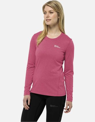 Jack Wolfskin Womens Jack Wolfskin Womens Sky Thermal Long Sleeve T-Shirt - Pink - Size: 10/8