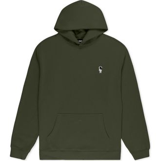 Dalix Astronaut Relaxed Midweight Fleece Pullover Hoodie in Cypress at Nordstrom, Size Xx-Large