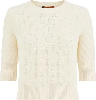 Ermanno Scervino Donna, Maglie, Beige, M, new