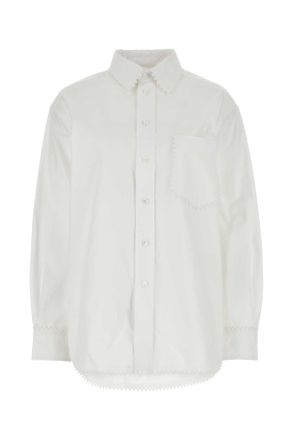 Bottega Veneta White Oxford Shirt