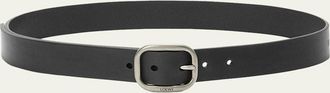 Loewe Buckle Calf Leather Belt