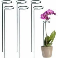 OEM 60 Piezas De Anillos De Soporte Para Plantas De 40 Cm, Anillos De Metal Para Plantas, Flores Y Verduras - Crezuo