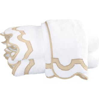 Matouk Mirasol Cotton Bath Towel in Champagne at Nordstrom