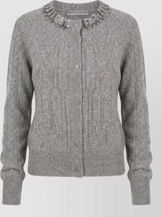 Ermanno Scervino cashmere ribbed cardigan