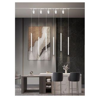 Trade Shop Trade Shop Traesio - Trade Shop - Lampada Led 3w Cilindro Para Binario Track Monofase Proyecto Lp-79 - Blanco
