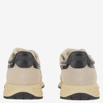 Autry Mens Sneakers Reelwind Ivory Leather Trainers