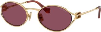 Miu Miu Sunglasses, unisex, Yellow, Size: 54 MM 0MU 52Ys