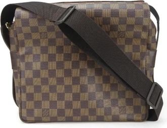Louis Vuitton Tweedehands Canvas Louis Vuitton tassen - Dames - Vintage Schoudertas - Bruin - ONE Size - Vintage