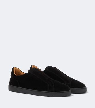Magnanni Canelo Slip suede sneakers