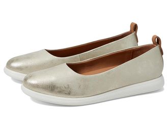 Gentle Souls Bella Womens Flat Shoes Ice Metallic Leather : 9.5 M