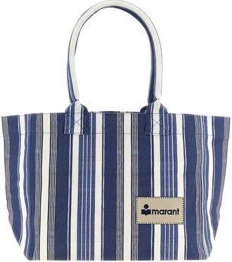 Isabel Marant Isabel Marant, Tote Bags, female, Blue, Size: ONE SIZE Yenky Zipped Shopping Bag